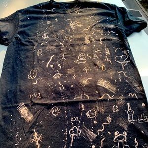 Hand Painted Bleached Tee